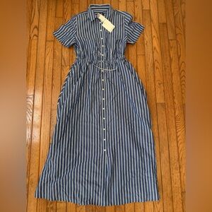 J. Crew Cerise Shirtdress